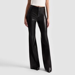 Alice + Olivia Dylan Vegan Leather Wide-Leg Pants